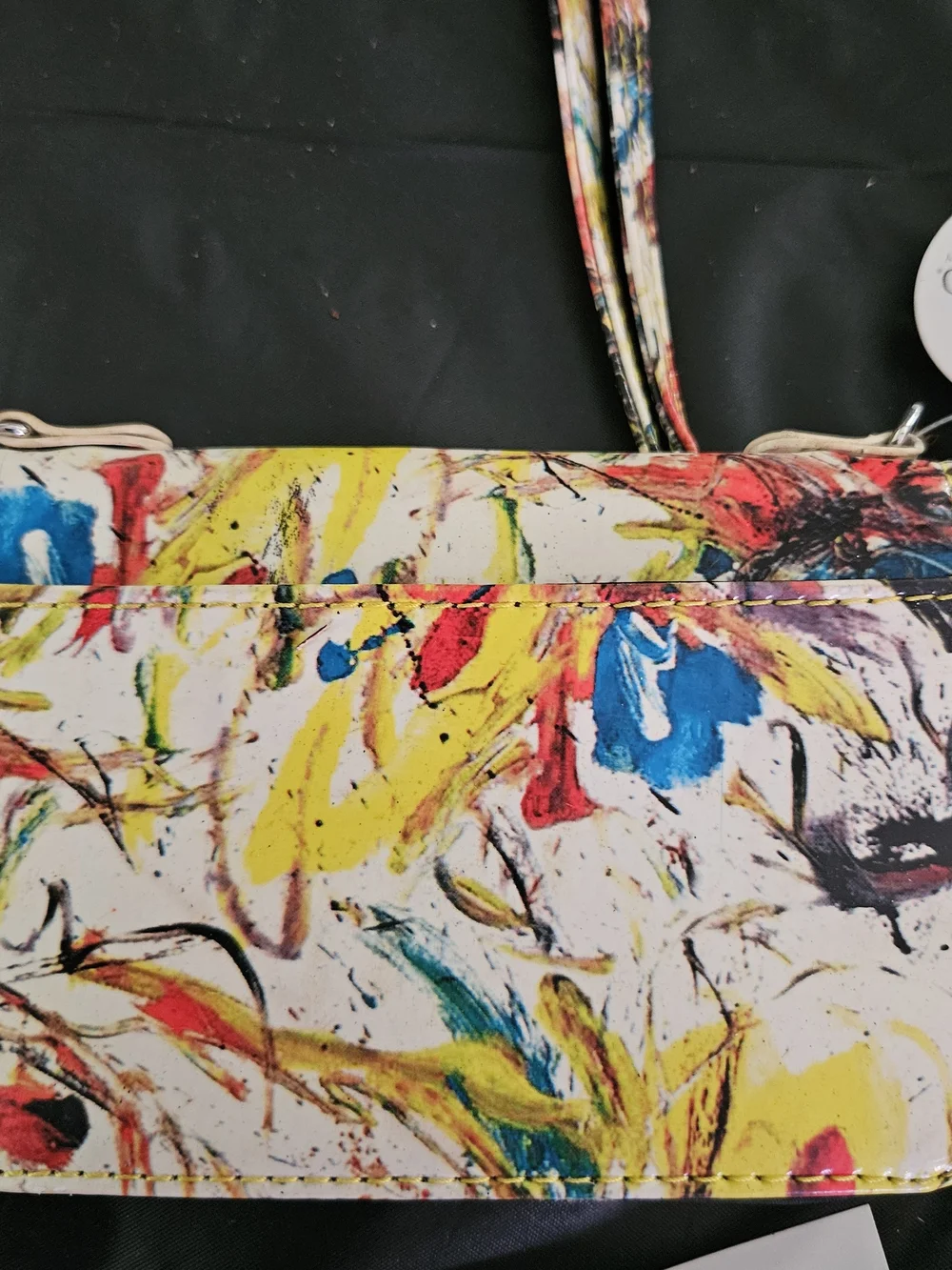 Stone & Co. Abstract Splash Wristlet Cellphone Holder - White Base